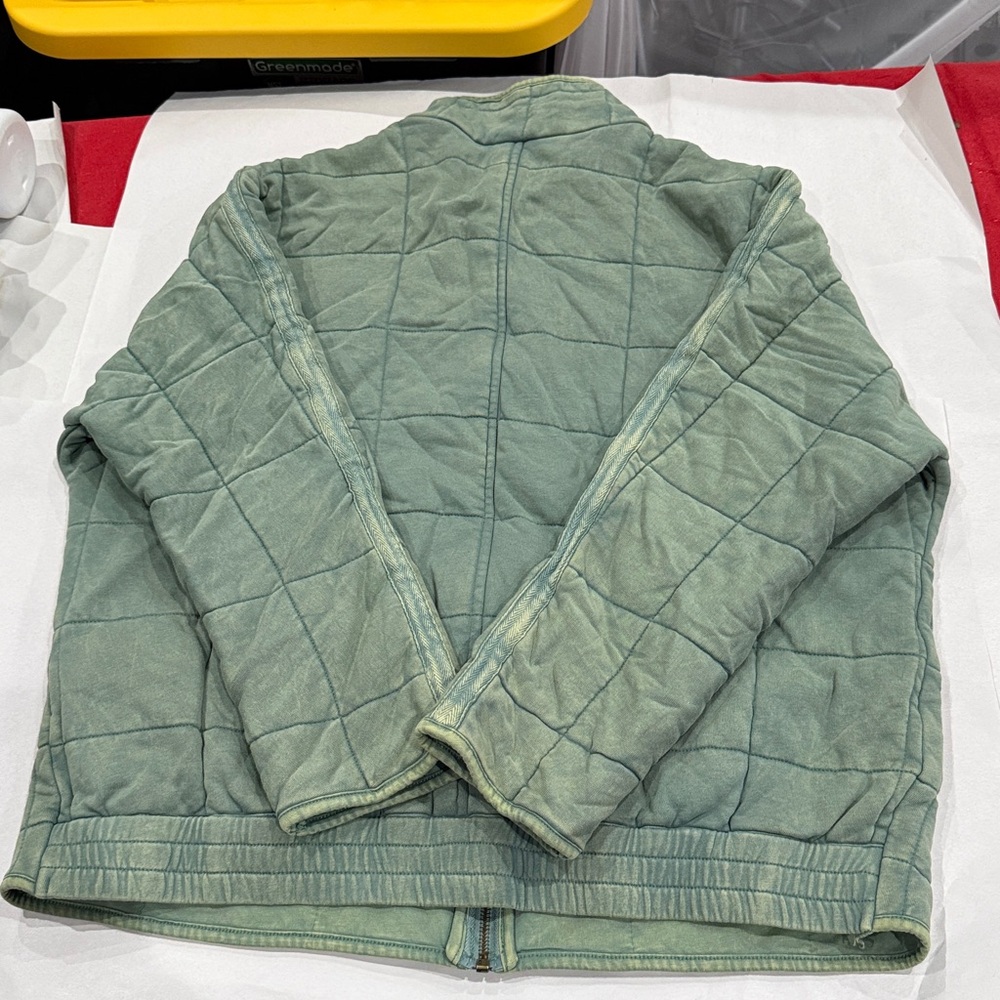 In Bloom Women's Green Quilted Utility Jacket - Picture 4 of 4